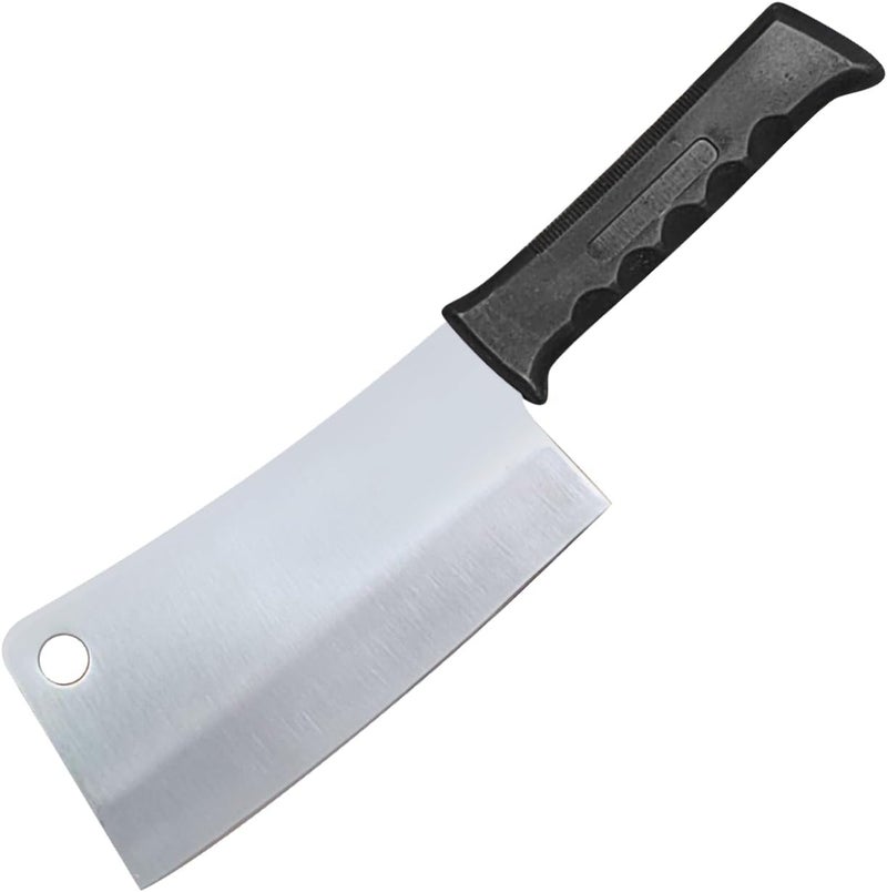 Kitchen Master 7 Inch Stainless Steel Meat Cleaver - Heavy-Duty Butcher Chopping Knife - Image 1